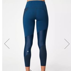 Sweat Betty XXS 7/8 the Power Mesh leggings